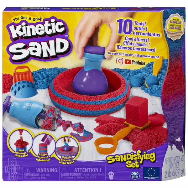 Set creativ Kinetic Sand, Sandisfying Set