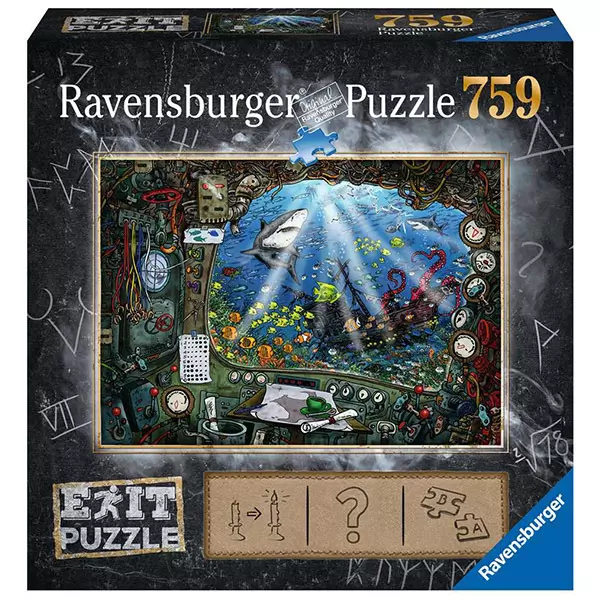 Puzzle Exit Ravensburger, Submarin, 759 piese