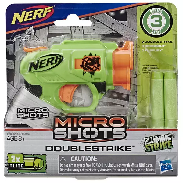 NERF: Microshots Zombi Strike Doublestrike szivacslövő fegyver