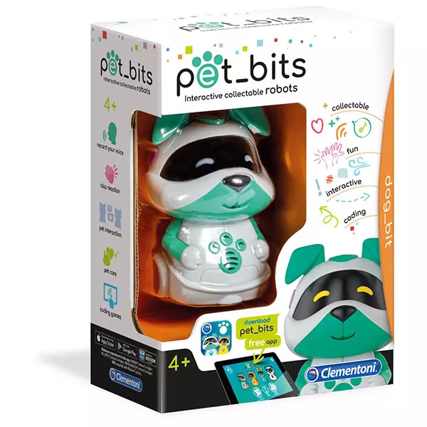 Clementoni: Pet Bits interaktív robotkutya