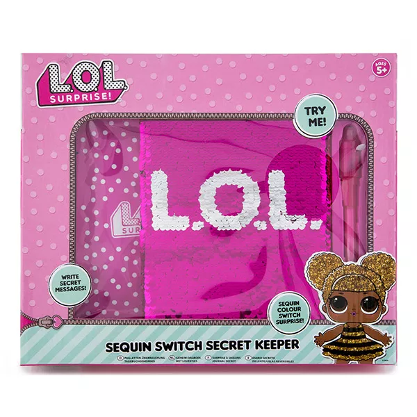 Jurnal secret cu paiete și accesorii, L.O.L Surprise