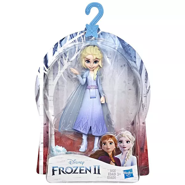 Mini-păpușă Elsa, Frozen 2, Prințesele Disney, 10 cm