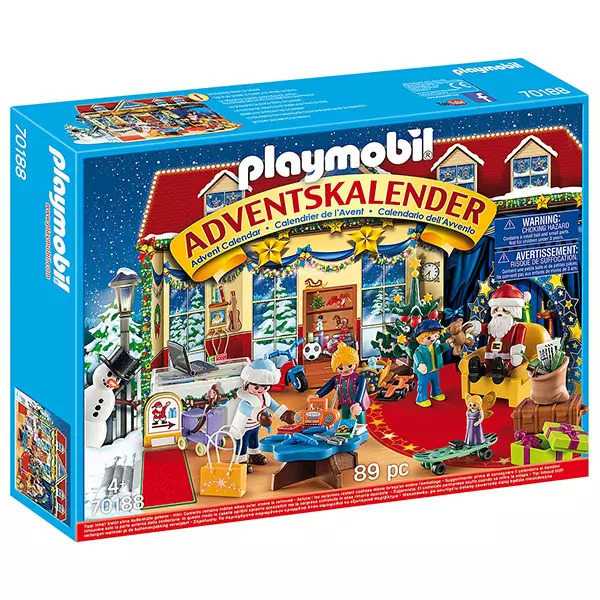 Playmobil Calendar de crăciun, Crăciun la magazinul de jucării - 70188