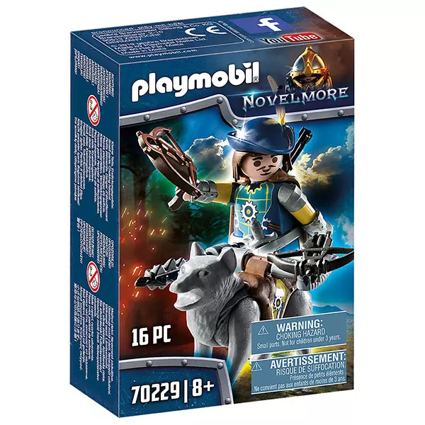 Playmobil: Novelmore kereszteslovag farkassal - 70229