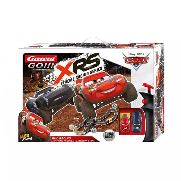 Carrera Go: Disney Pixar Verdák versenypálya - Mud Racing XRS