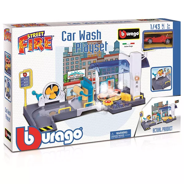 Bburago: Street Fire autómosó játékszett