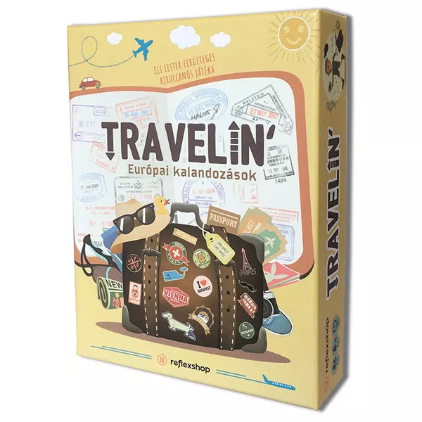 Travelin társasjáték: európai kalandozások