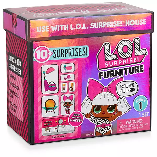 L.O.L. Surprise: Fürdőszoba bútorszett babával 