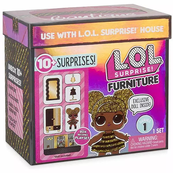 L.O.L. Surprise: Gardrób bútorszett babával 