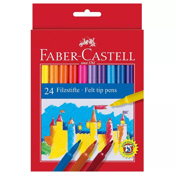 Faber-Castell: filctoll készlet 24 darabos