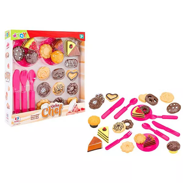 Jucărie, Set prăjituri cu accesorii