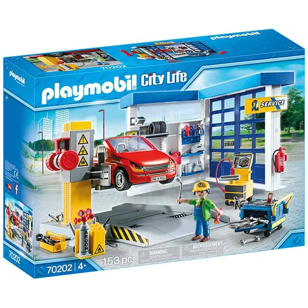 Playmobil: Autószerelő műhely 70202