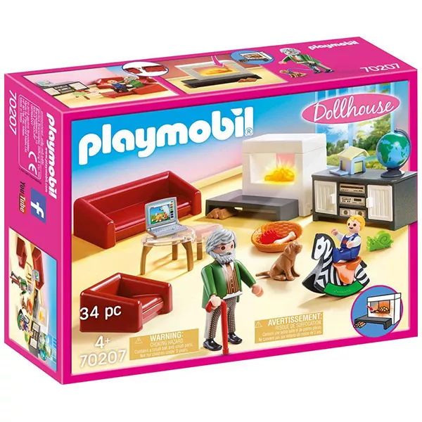 Playmobil Dollhouse, Camera de zi confortabilă - 70207