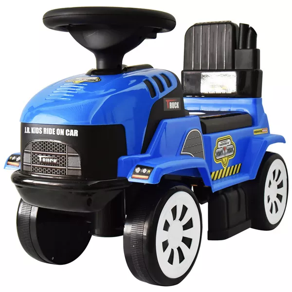 Zenélő teherautó bébitaxi - kék