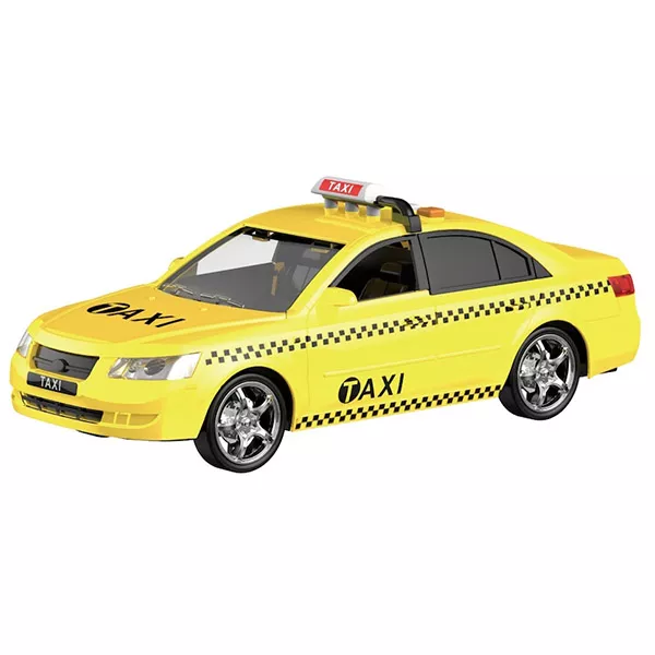 Mașinuță taxi cu sunet și lumini, 25 cm