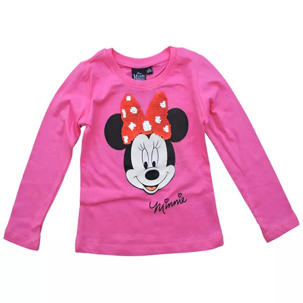 Minnie Mouse: tricou pentru copii, cu mânecă lungă - 134 cm, diferite culori