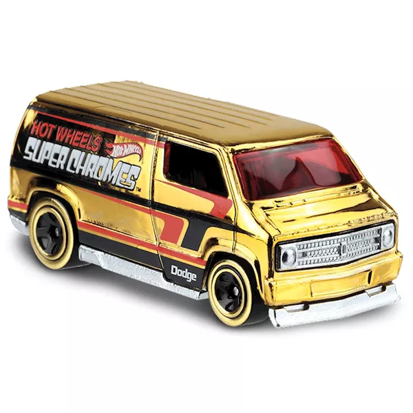 Hot Wheels Super Chromes: Custom 77 Dodge Van kisteherautó 
