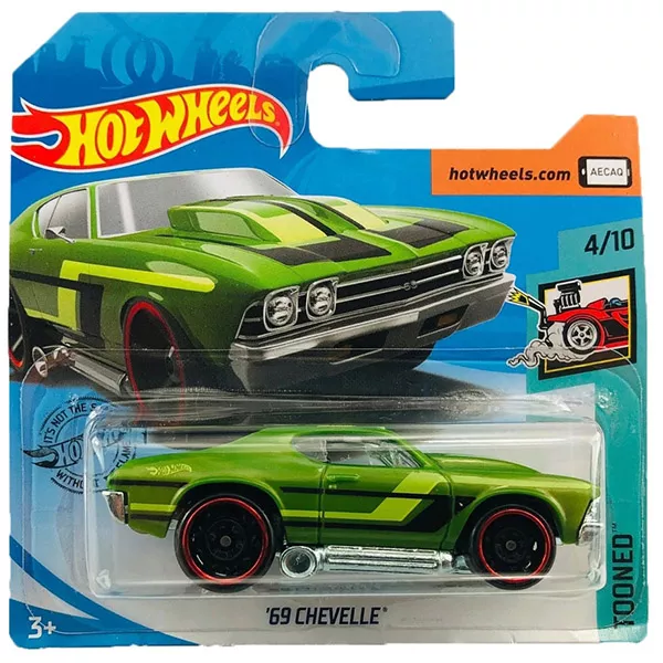 Hot Wheels Tooned: 69 Chevelle kisautó - zöld