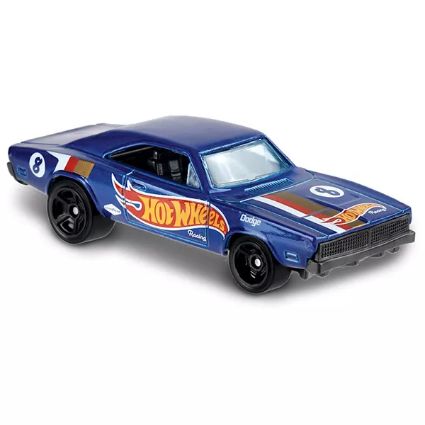 Hot Wheels Race Team, Mașinuță 69 Dodge Charger - albastru