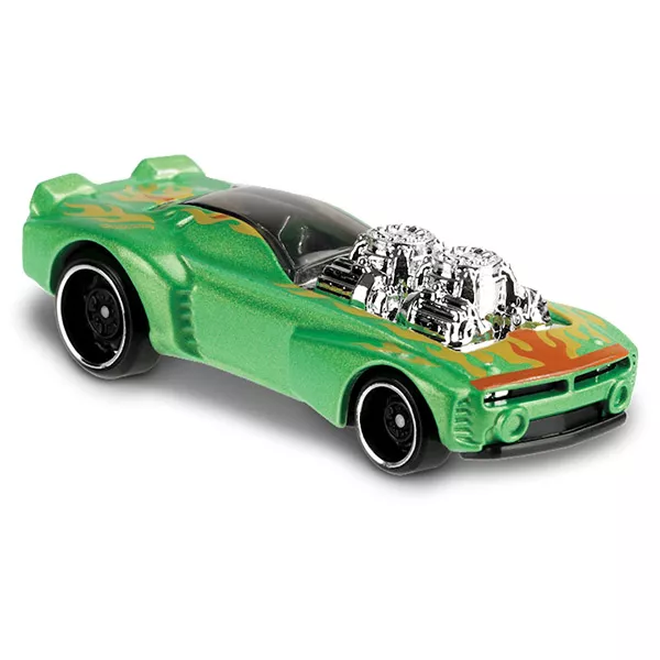Hot Wheels Muscle Mania, Mașinuța Rodger Dodger 2.0 - verde