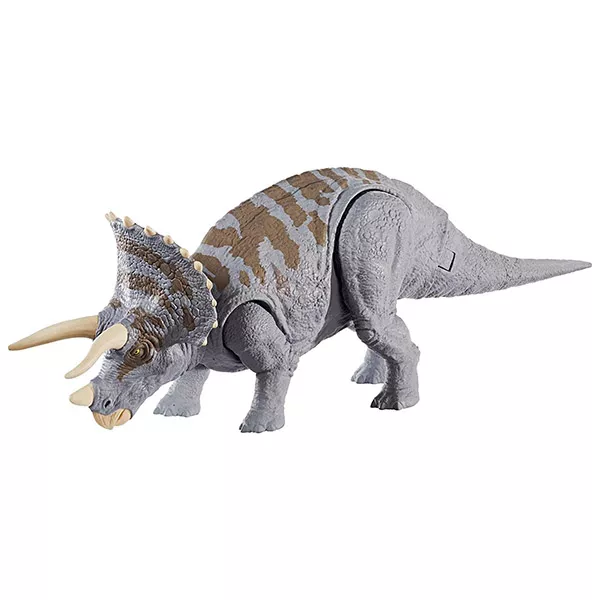 Jurassic World: Dinó riválisok - Triceratops figura - szürke