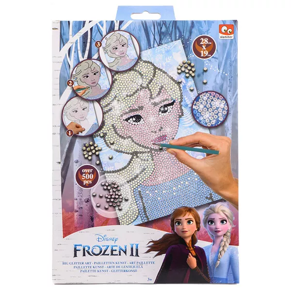 Disney hercegnők Jégvarázs 2: Flitter mozaikkép készítő szett
