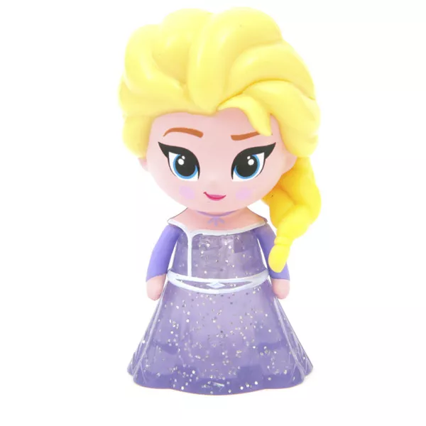 Prințesele Disney, Frozen 2: Șoptește și luminează! - Mini-păpușă Elsa în rochie mov