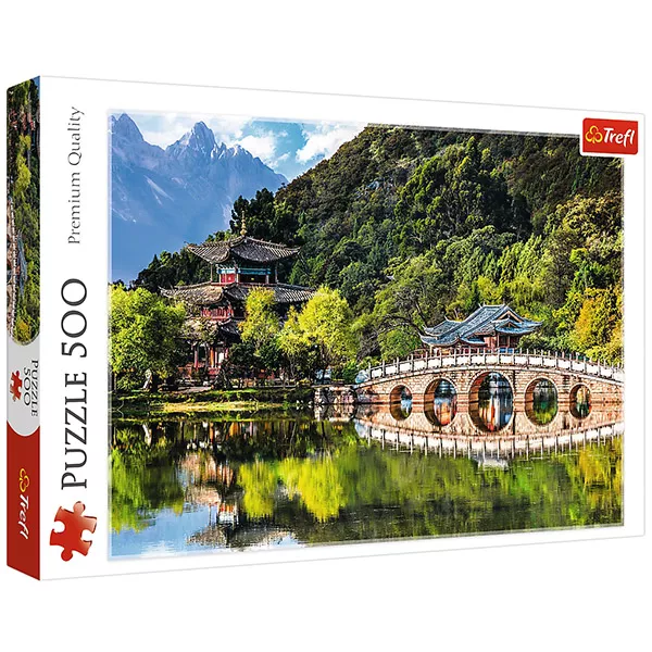 Trefl: Fekete Sárkány tó 500 db-os puzzle