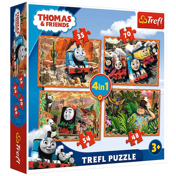 Trefl: Thomas és barátai 4 az 1-ben puzzle