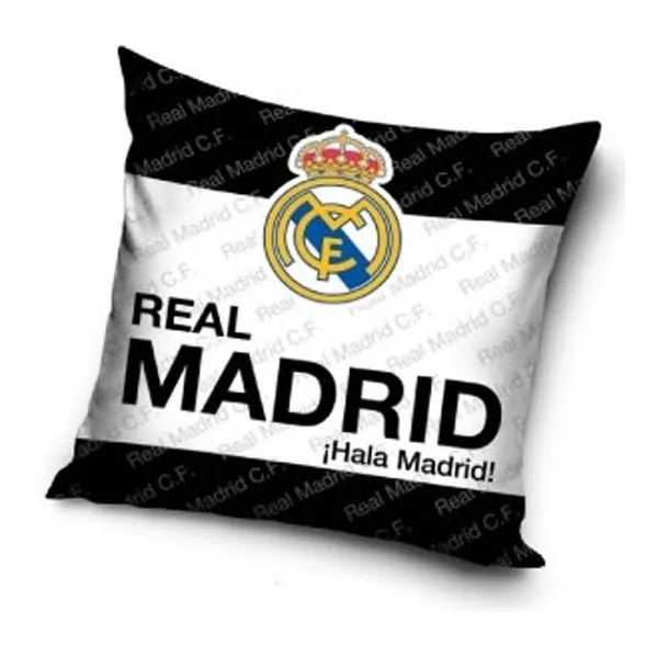 Real Madrid díszpárna fekete-fehér
