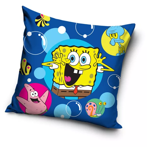 SpongeBob, față de pernă - albastru închis 40 x 40 cm