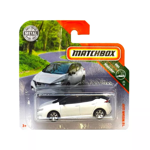 Matchbox Road-Trip: 18 Nissan Leaf kisautó - CSOMAGOLÁSSÉRÜLT