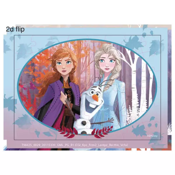 Frozen 2, mini-puzzle - 48 de piese