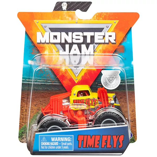 Maşinuţă Monster Jam - Time Flys cu figurină