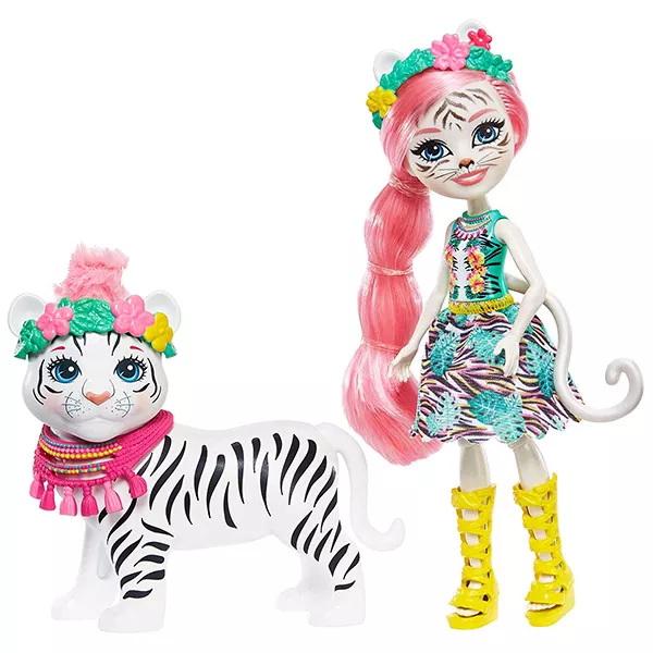 Enchantimals: Tadley tigris és Kitty figura