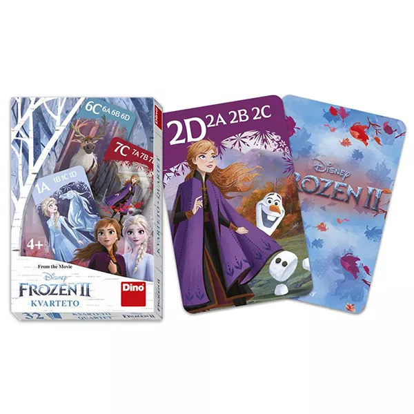 Prințesele Disney Frozen 2: joc de cărți de cvartet