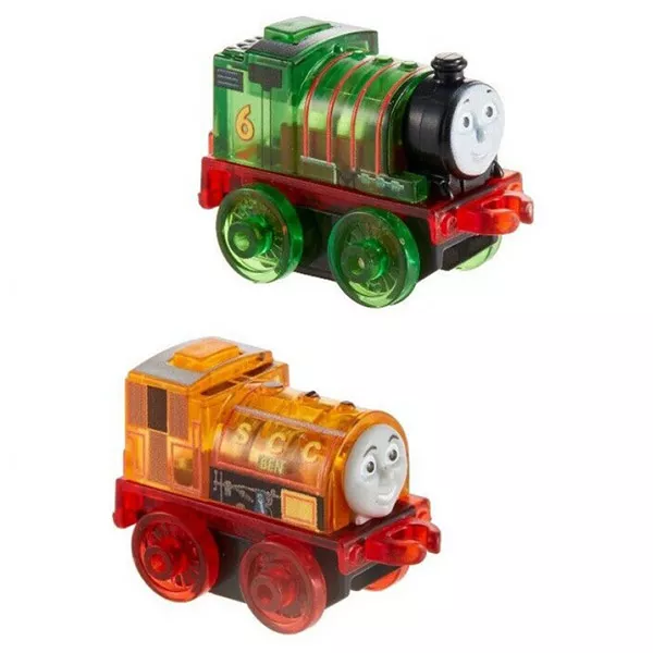 Thomas a gőzmozdony: Világító mini mozdonyok - zöld és sárga