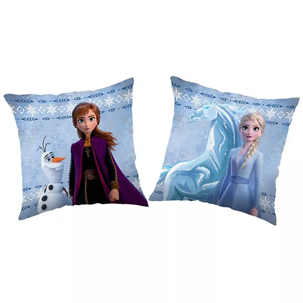 Prințesele Disney: Frozen 2 pernă decorativă cu două fețe - albastru