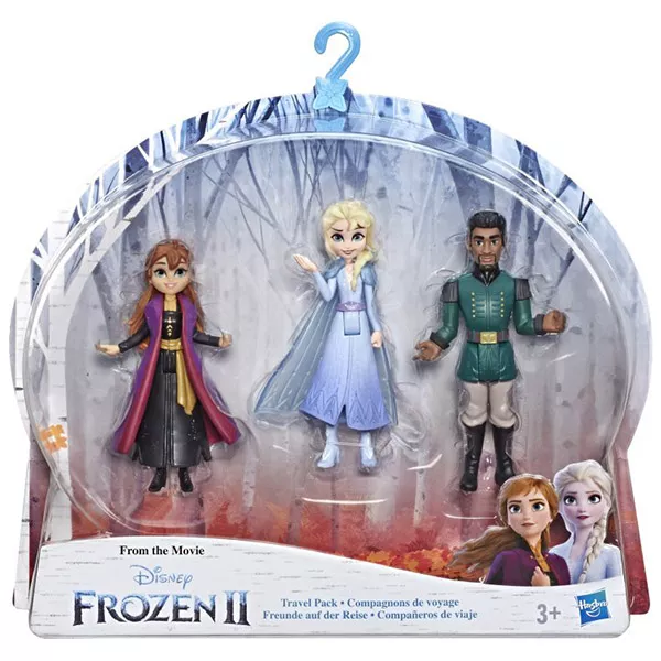 Disney hercegnők: Jégvarázs 2 Mini Deluxe figurák - Elsa, Anna és Mattias 