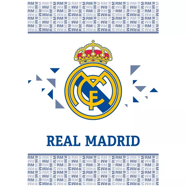 Pătură polar cu model Real Madrid - 110 x140 cm