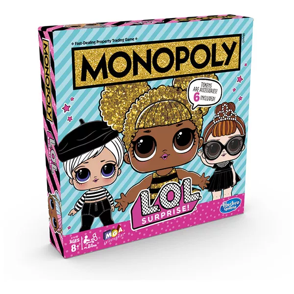 Monopoly - L.O.L Surprise - angol nyelvű - CSOMAGOLÁSSÉRÜLT