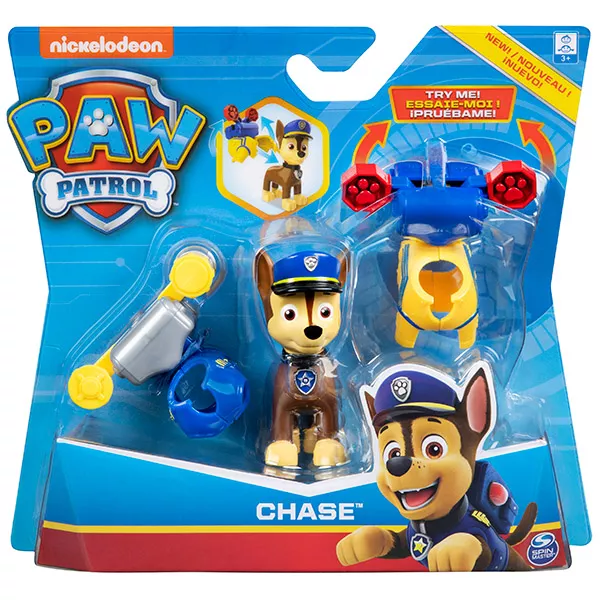 Paw Patrol: Figurină Chase cu accesorii