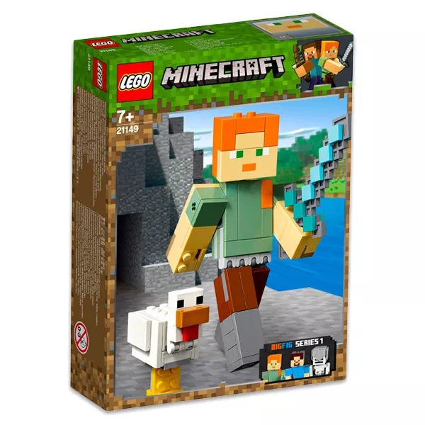 LEGO Minecraft: BigFig Alex csirkével 21149 - CSOMAGOLÁSSÉRÜLT