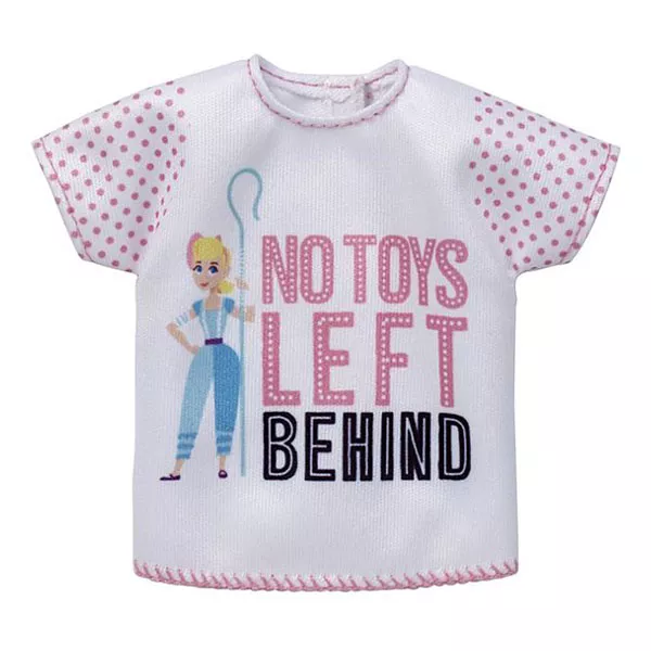 Barbie: Toy Story 4 - fehér, pöttyös póló