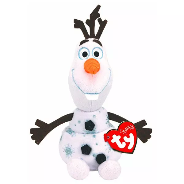 TY Beanie Frozen 2: Olaf figurină de pluș cu sunet - 15 cm