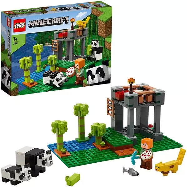 LEGO Minecraft: Grădinița panda 21158