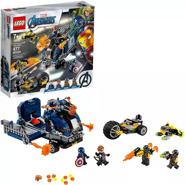 LEGO Marvel Super Heroes: Răzbunătorii - distrugerea camionului 76143