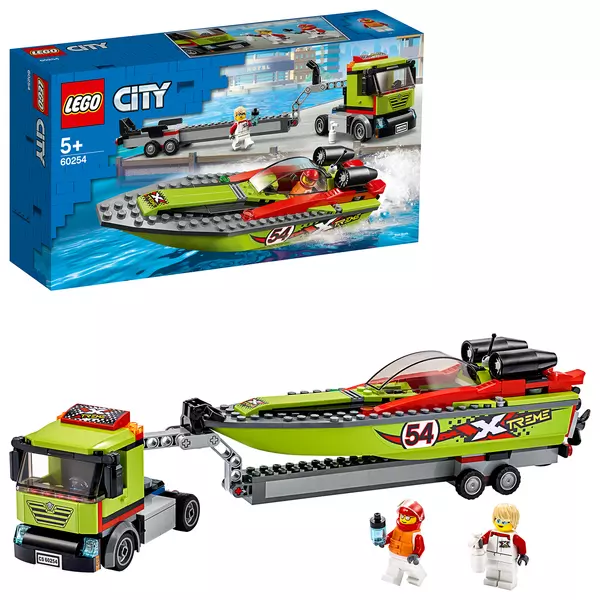Lego City: Transportorul bărcilor de curse 60254