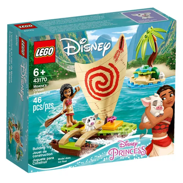 Lego Disney Princess: Aventura pe ocean a Moanei 43170