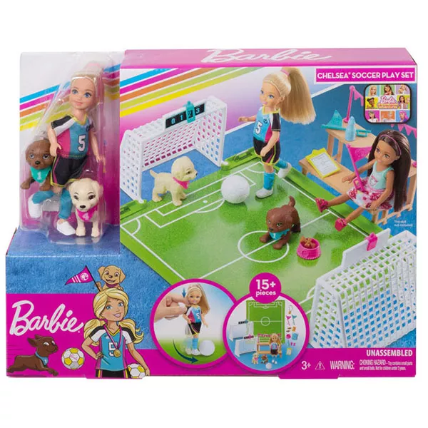 Barbie Chelsea Club: futball szett 